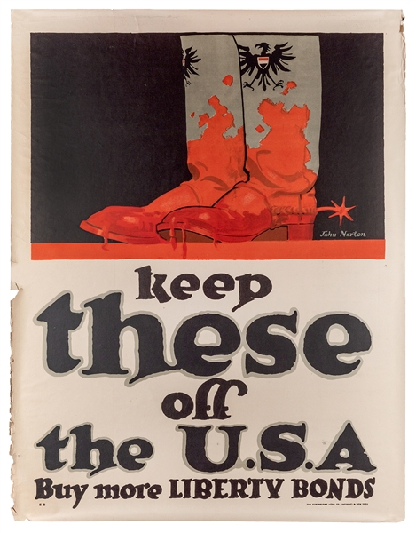 Norton, John Warner. Keep These Off the U.S.A. Buy More Liberty Bonds. 1918. 