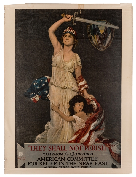 Volk, Douglas (1856-1935). They Shall Not Perish. American Committee for Relief in the Near East. 