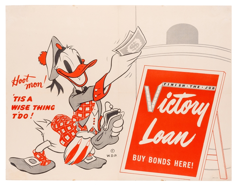[Disney] Victory Loan / Buy Bonds Here. [Donald Duck]. 