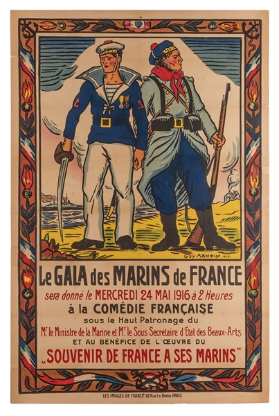 Arnou, Guy (French, 1890 -1 951). Le Gala des Marines de France. 