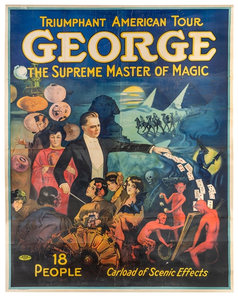 George, Grover. Triumphant American Tour. George. The Supreme Master of Magic. 