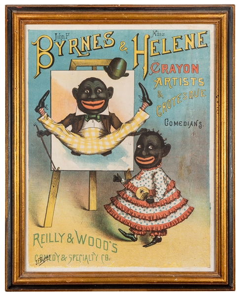 Byrnes & Helene. Crayon Artists & Grotesque Comedians. 