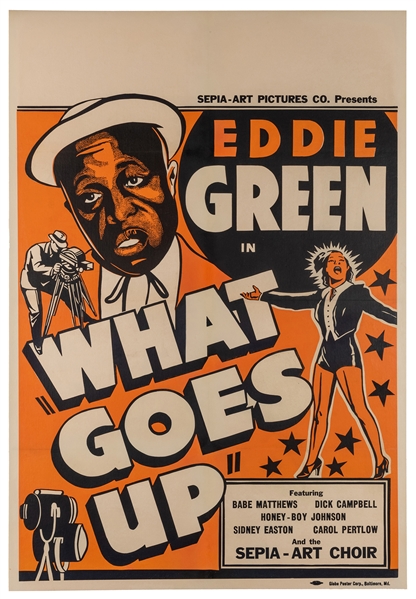 What Goes Up. Sepia Art Pictures Co., 1939. 