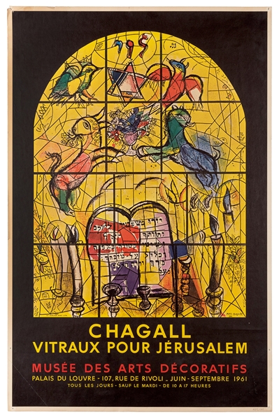 Chagall, Marc (French 1887-1985). Chagall Vitraux Pour Jerusalem. 1961. 