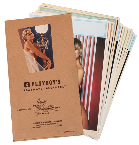 Playboy Pin-Up Calendar Portfolio / Salesman’s Kit. 