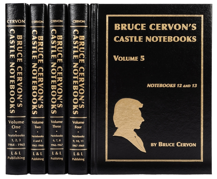 Bruce Cervon’s Castle Notebooks, Vols. 1–5.