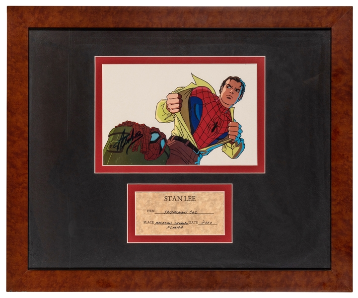 Spider-Man Print, Signed by Stan Lee.