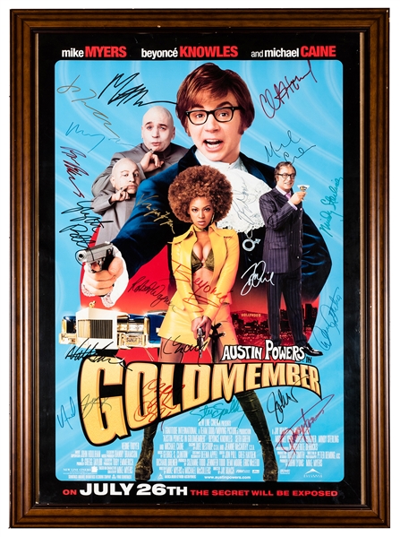  Austin Powers in Goldmember Signed by Cast. 