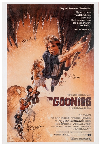  The Goonies. Signed by Cast. 