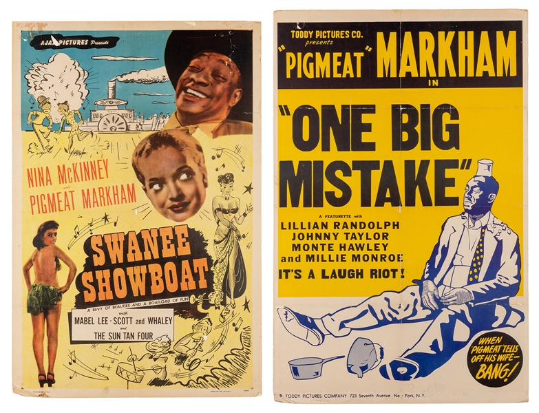  Pair of “Pigmeat” Markham / Black Film Posters. 