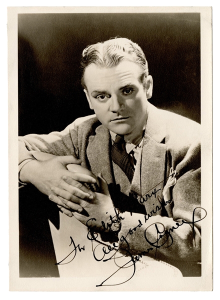  James Cagney Inscribed and Signed Publicity Photo. 