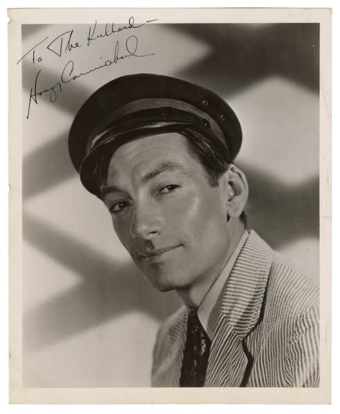  Hoagy Carmichael Inscribed and Signed Publicity Photo. 