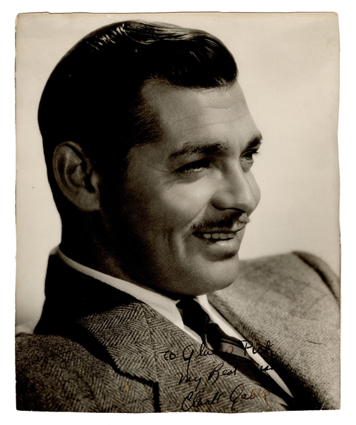  Clark Gable Inscribed and Signed Photograph. 
