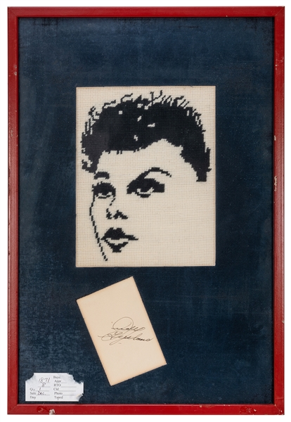 Judy Garland Cut Signature. 