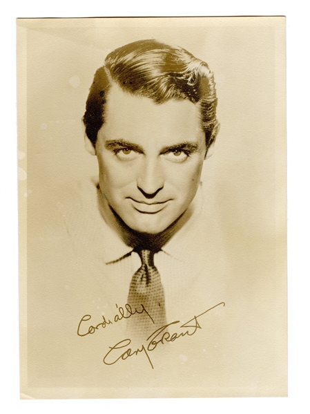  Cary Grant Signed Studio Photograph.