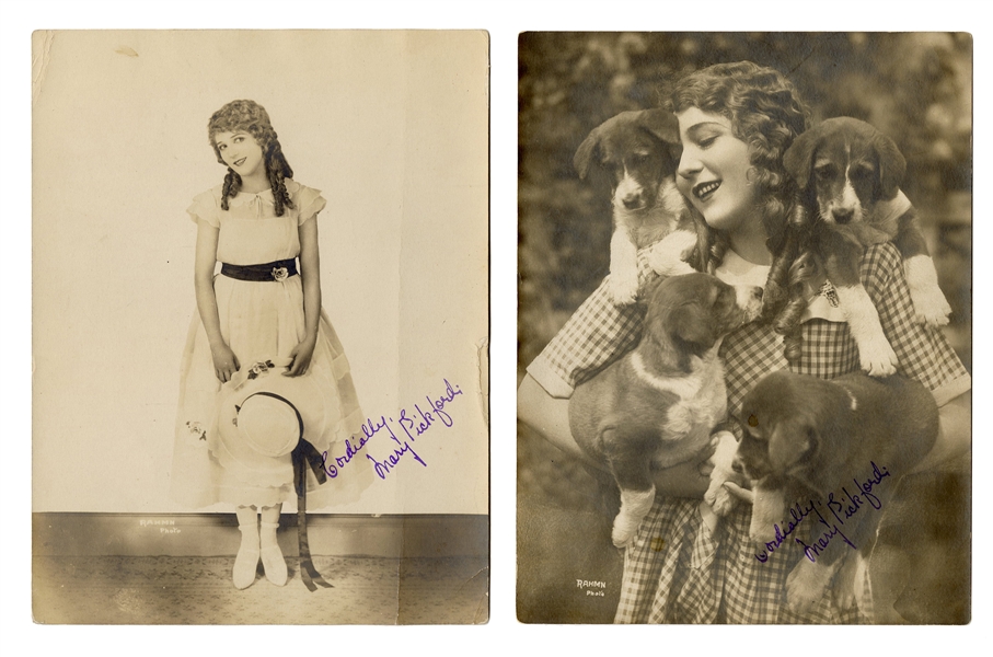 Mary Pickford. Pair of Photographs by Rahmn.