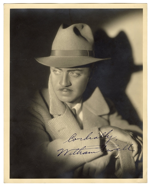  William Powell Autographed Publicity Photo. 