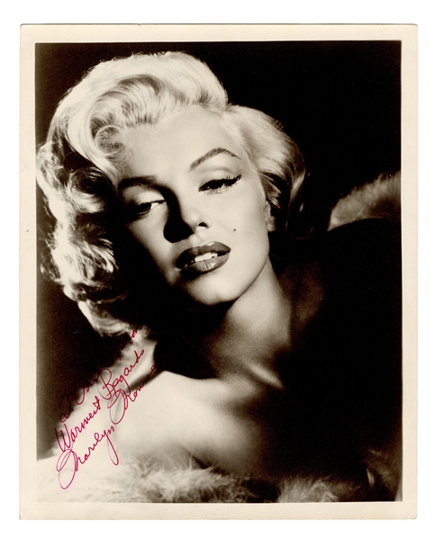  Marilyn Monroe Publicity Photo Signed Secretarially. 