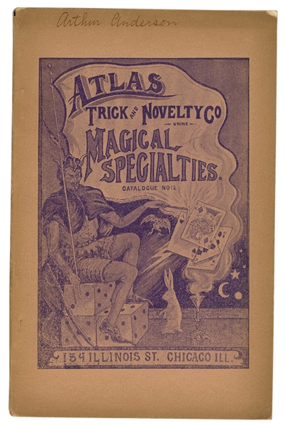 Atlas Trick and Novelty Co. Magical Specialties Catalogue No. 12. 