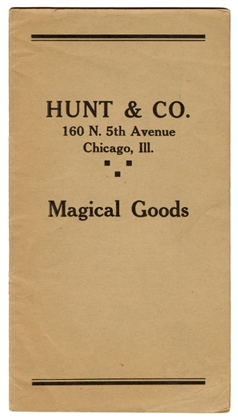 Hunt & Co. Magical Goods Catalog. 