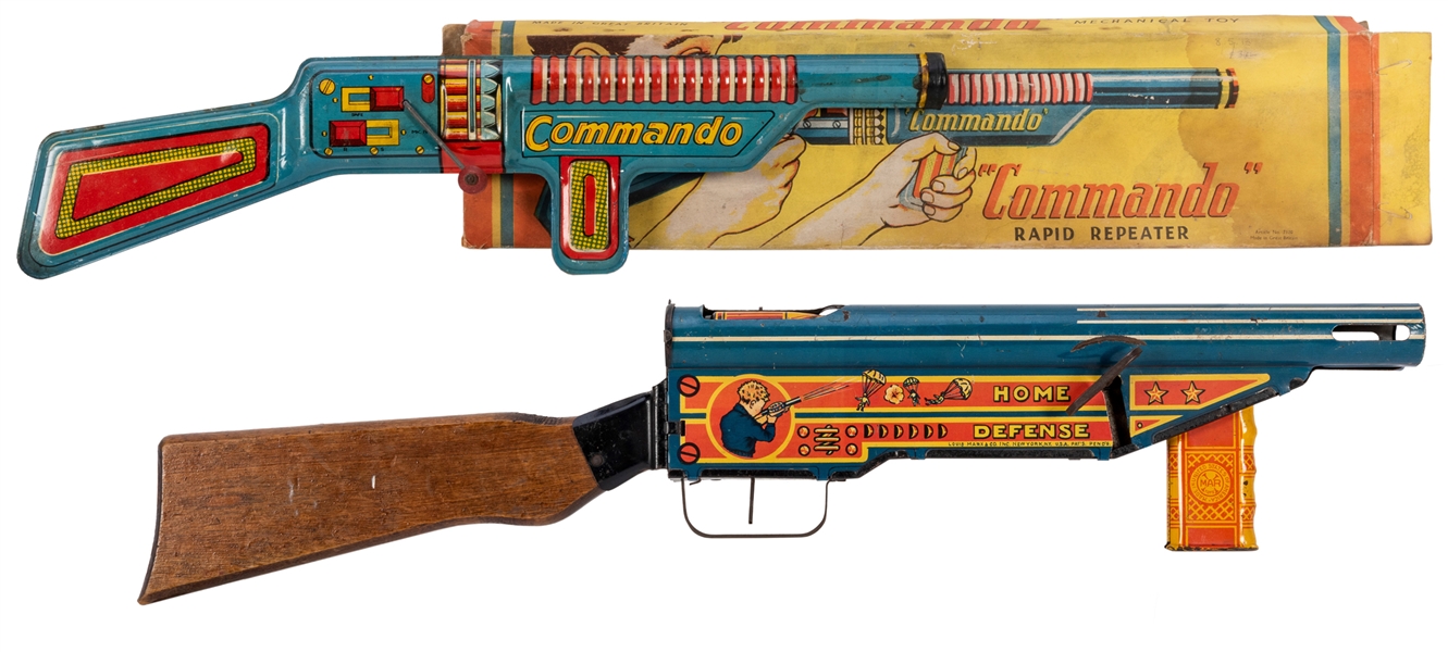  Pair of Tin Litho Toy Rifles. 