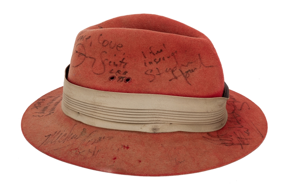  Felt Hat Signed by Numerous Blues and Rock Musicians. 