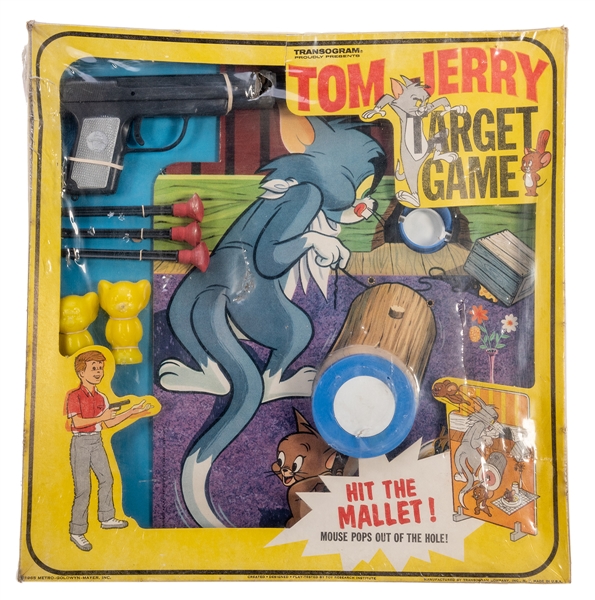  Tom & Jerry Target Game, Factory-Sealed. 1965.