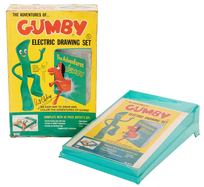  Lakeside Toys Gumby Electric Drawing Set Signed by Art Clokey. 