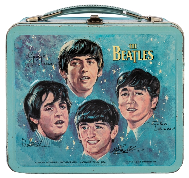  1965 Aladdin Tin Beatles Lunchbox. 