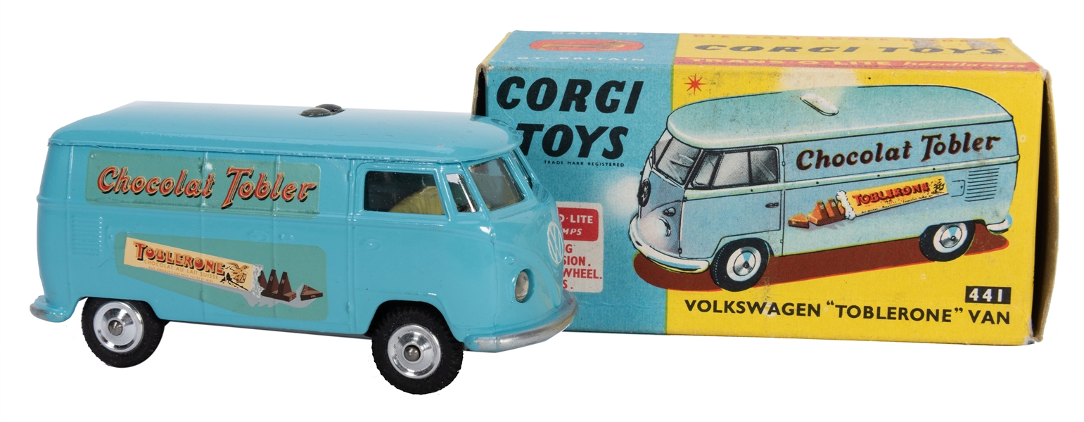  Corgi Toblerone Mini-Van #441avw in Original Box. 1963.