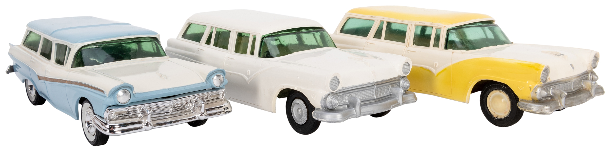  Lot of 3 1950s Ford Country Station Wagon Promo Cars. 