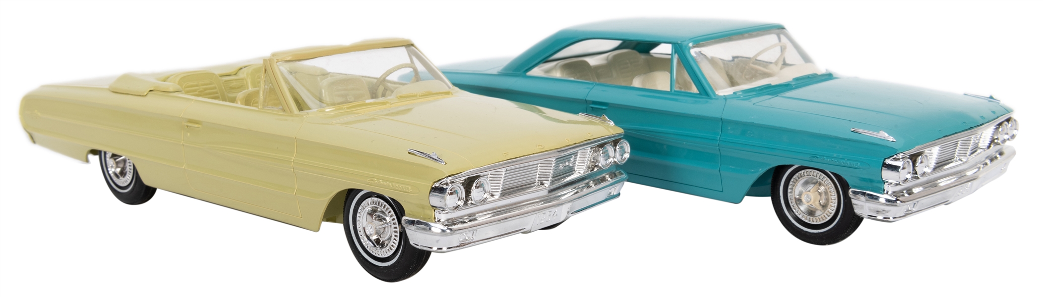  Lot of 2 1964 Ford Galaxie 500 XL Promo Cars.-