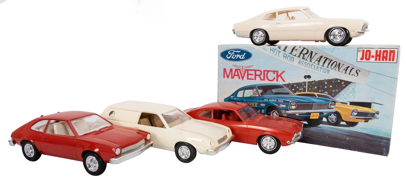  Lot of 4 1970s Ford Compact Two-Door Hardtop Promo Cars. 