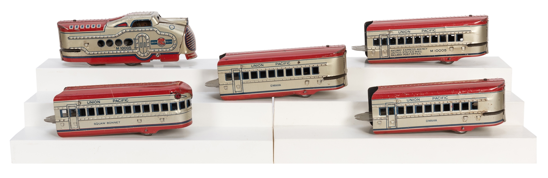 Marx Union Pacific M10005 Diesel Passenger Set. 1951-52.