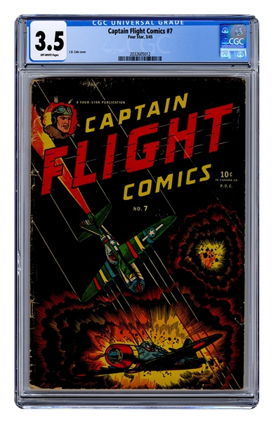  Captain Flight Comics No. 7. 