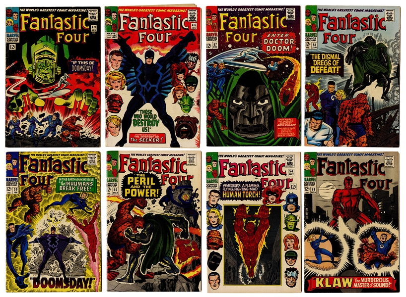  Fantastic Four. Lot of 12 Comic Books. 