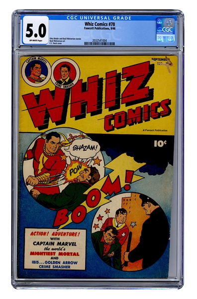  Whiz Comics No. 78. 