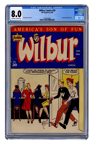  Wilbur Comics No. 20. 