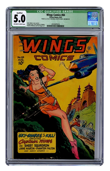  Wings Comics No. 84. 