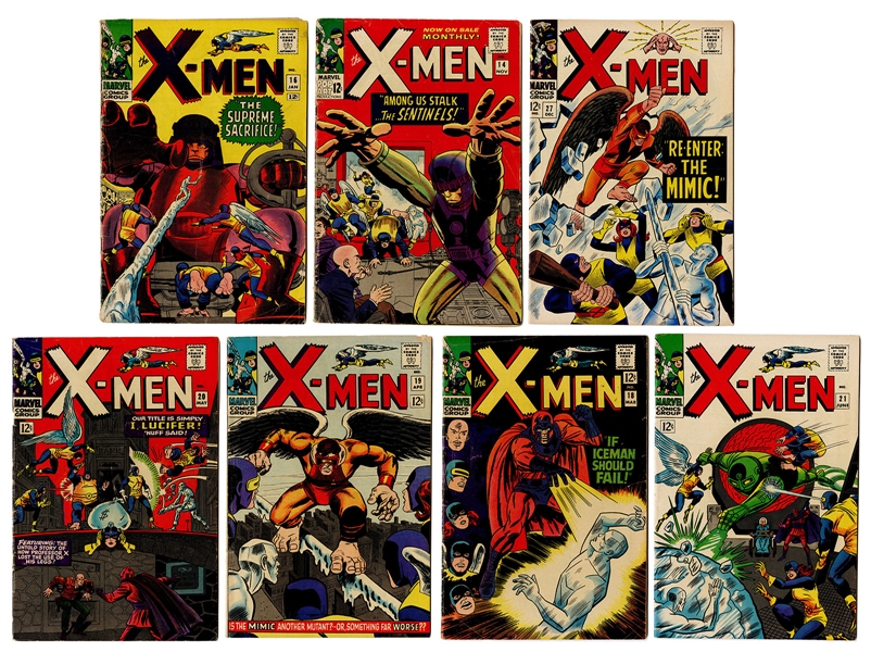  X-Men. Lot of 7 Comic Books. 