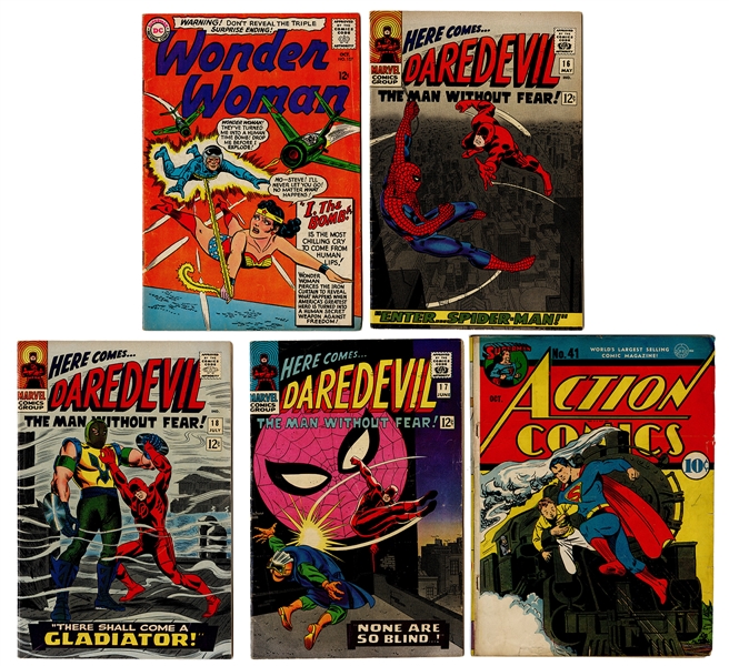  Lot of 21 Miscellaneous Golden, Silver, and Bronze Age Comic Books. 