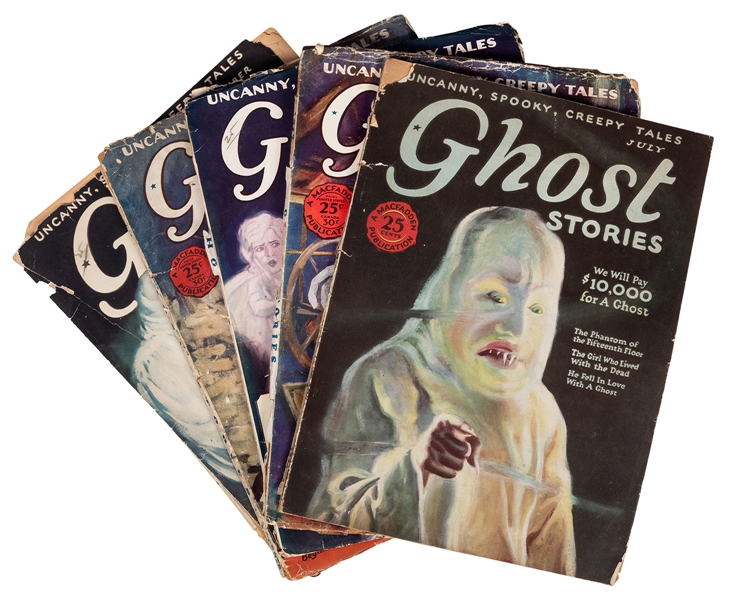  Ghost Stories. Five Pulp Issues. 