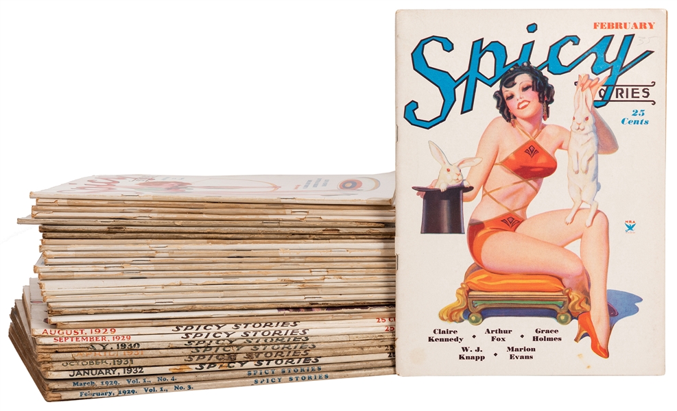  Spicy Stories. 39 issues. 