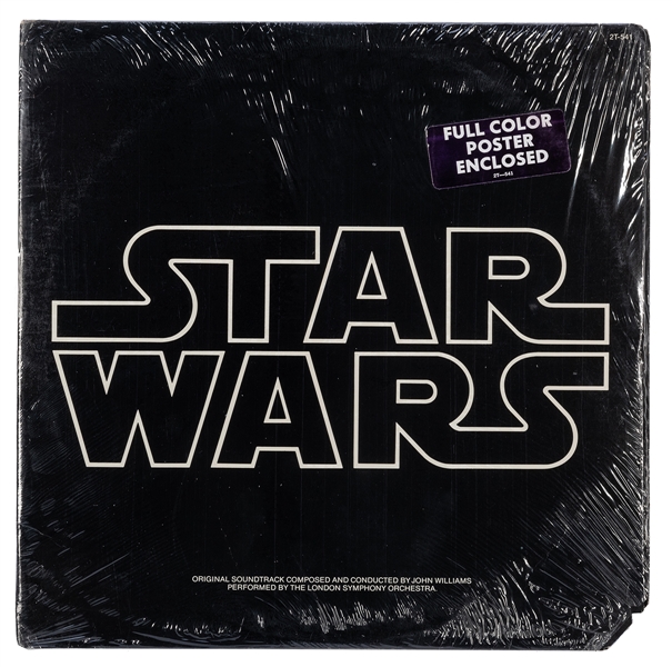  Star Wars Original Soundtrack Vinyl Record and Starlog No. 7 Signed by Editor. 