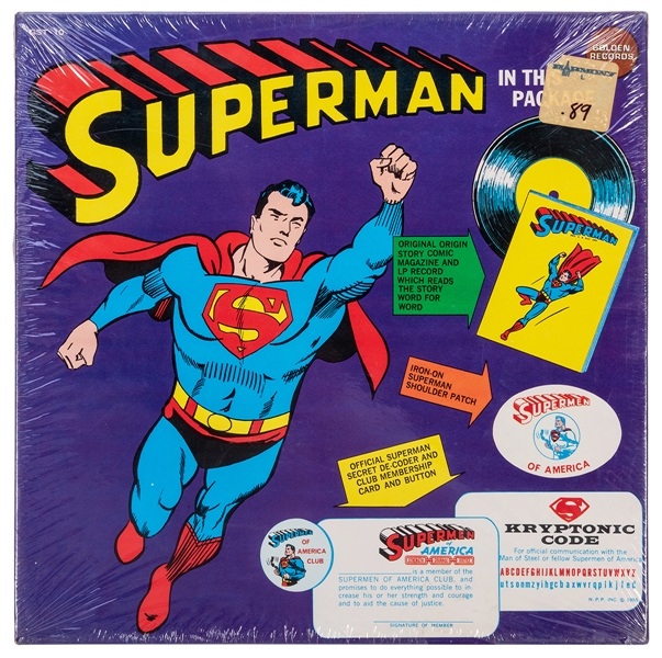  Superman Golden Records Factory Sealed Box Set. 