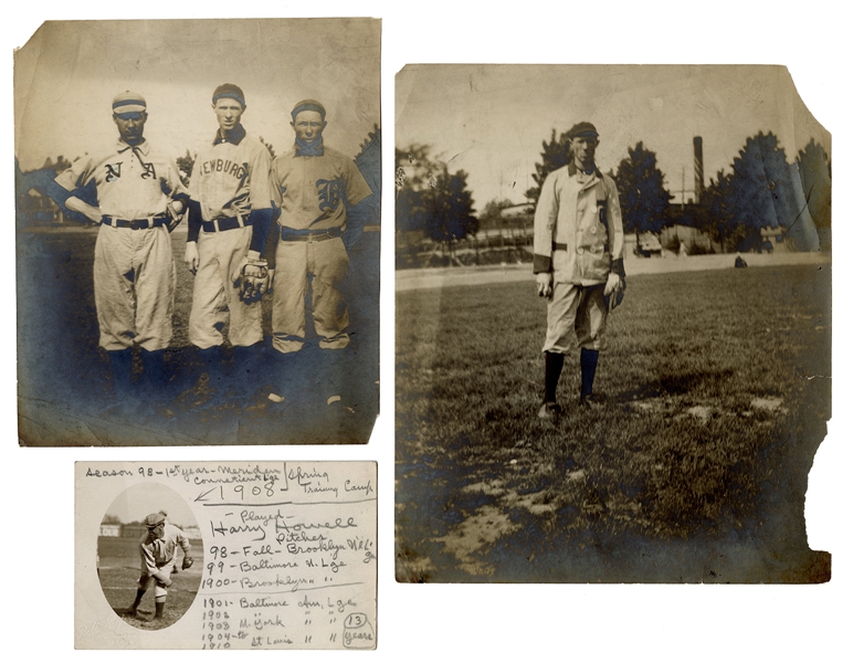  Baseball Ephemera and Research Collection, 1900s—1960s. 