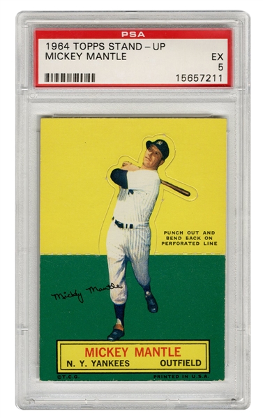  1964 Topps Mickey Mantle Stand-Up. 