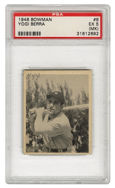  1948 Bowman Yogi Berra No. 6. 