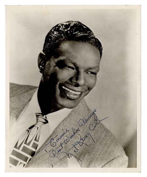  Nat King Cole Inscribed and Signed Photo. 
