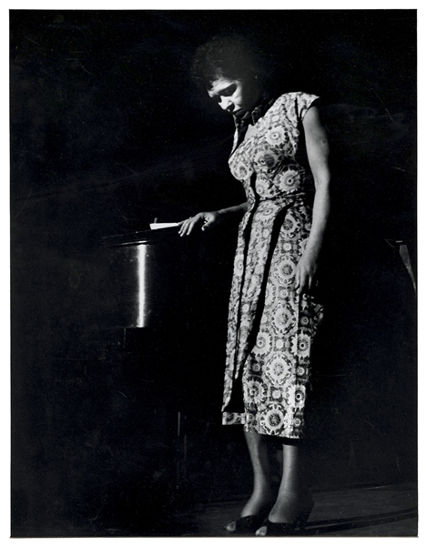  Billie Holiday at Carnegie Hall Original Photograph.